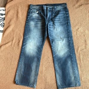 Express Blake Loose Fit Boot Cut Jeans